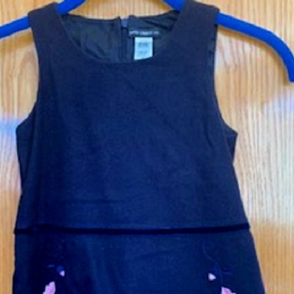 Girls' David Charles Wool Blend Sleeveless Black Dress Embroidered Sz: 3T - Picture 1 of 8